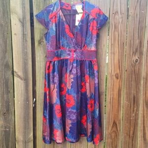 Lindy Bop Retro Vintage Dress Size Large